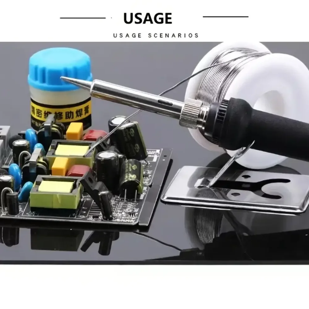Soldering Iron 60W Electric Soldering Iron Adjustable Temperature Replaceable Soldering Iron Head Pen Welding Kit