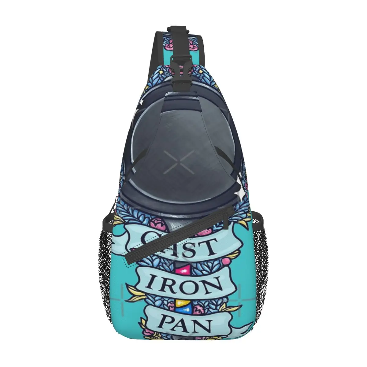 

CAST IRON PAN Chest Bag Holiday Durable Out Nice gift Multi-Style
