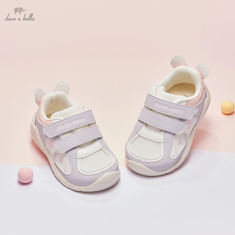 

Dave Bella Spring Autumn Baby Shoes For Grils Toddler Kids Casual Shoes Outdoor Fashion Girls Sneakers DB1230070