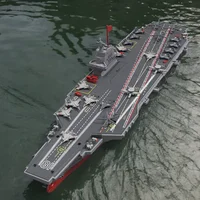 S19 RC Aircraft Carrier Warship Remote Control High Speed Ship Dual Motor Model DIY Assembly Kits Kids Toys Boy Christmas Gift 6