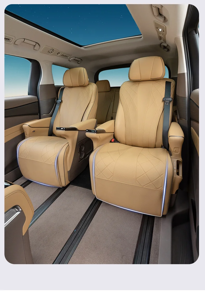 For BYD DENZA D9 2025 2024 Nappa leather seat cover seat cushion Breathable comf