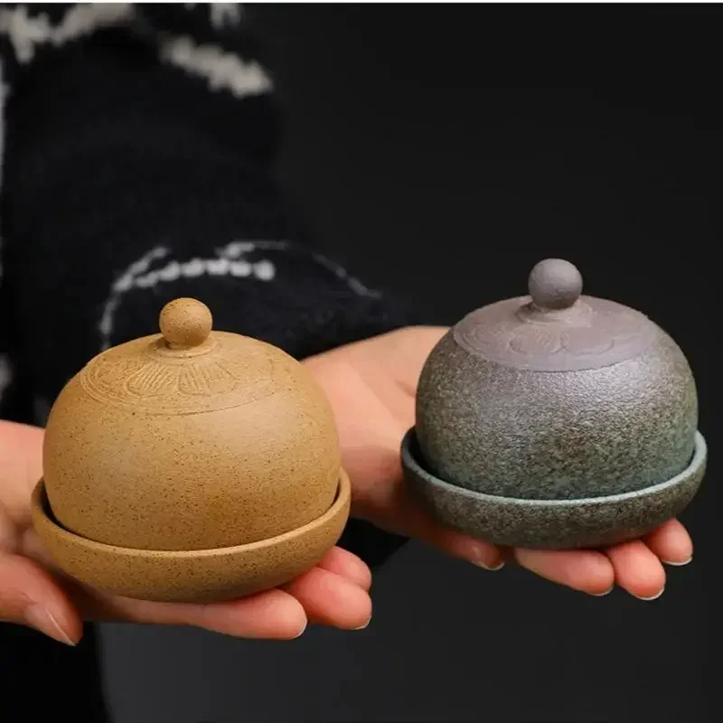 فنجان قهوة من السيراميك مصنوع يدويًا مع طبق 150 مل...