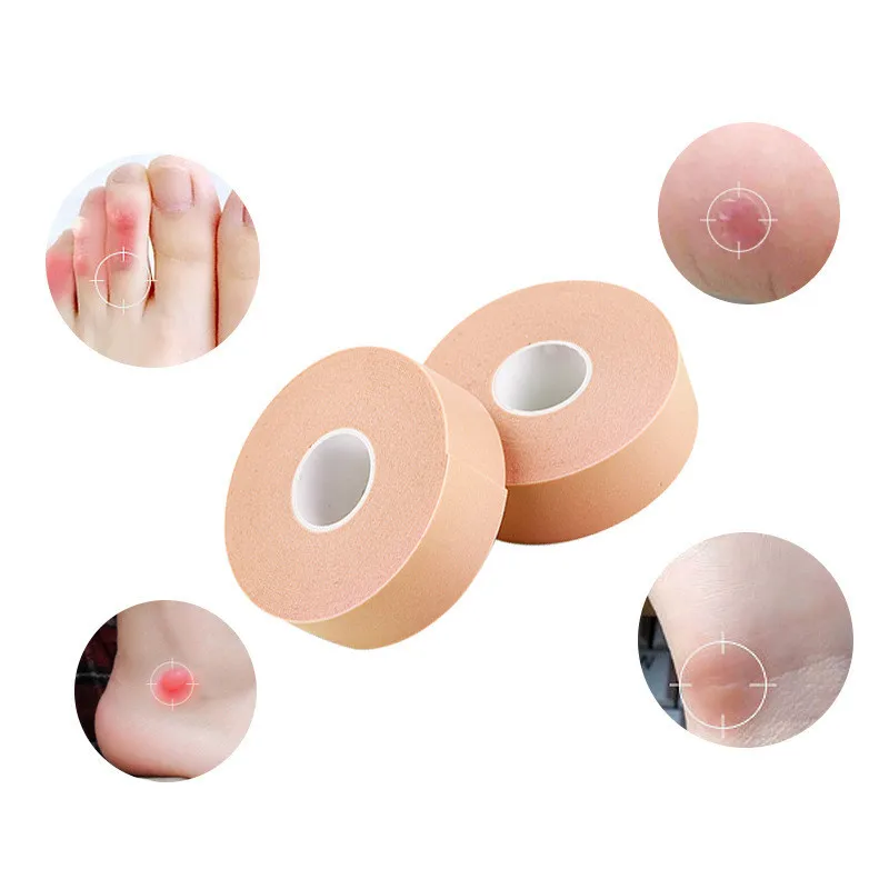 1 Roll Multifunction Foot Waterproof Heel Sticker Foam Tape Wear-resistant High-heeled Shoes Patch Shoe Inserts Unisex