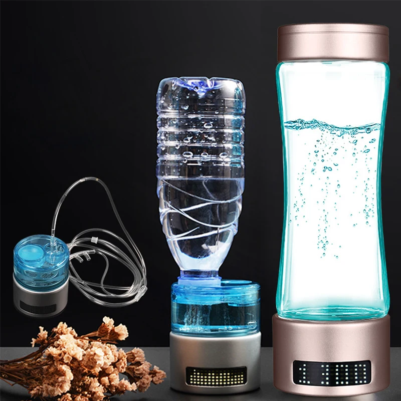 

SPE/PEM Hydrogen Generator Cup Water Filter Alkaline Maker Hydrogen-Rich Water Portable Bottle Ionizer Pure H2 Electrolysis