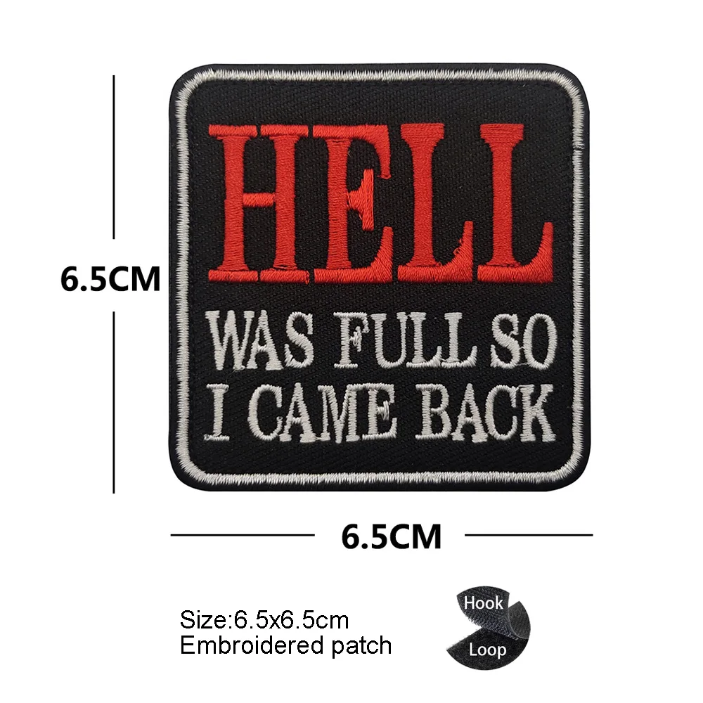 Personalized Alphabet Embroidery Patch - Fun Outdoor Bag Badge with Hook and Loop Attachment