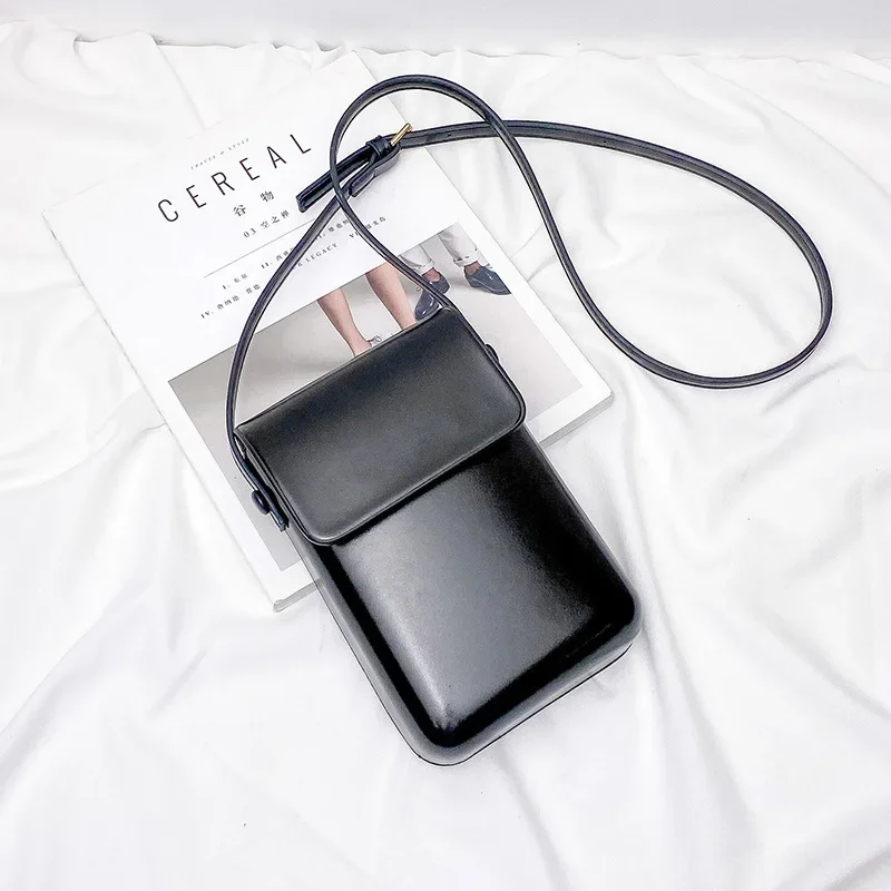 2026 Flap Crossbody Bags Women Mini PU Leather Shoulder Purses and Handbags for Girls Ladies Phone Simple Solid Designer Bag