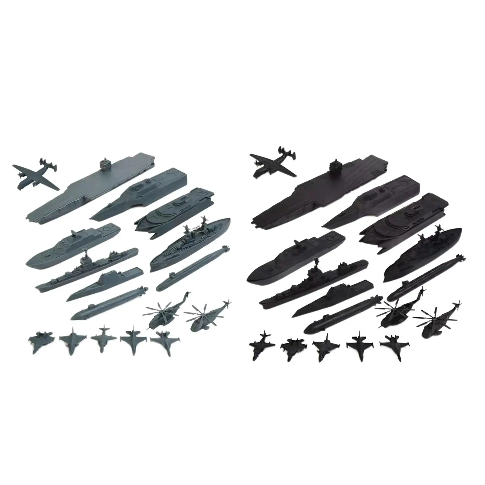 17x Naval Ship Assembly Kit Featuring Helicopter for Boys and Girls