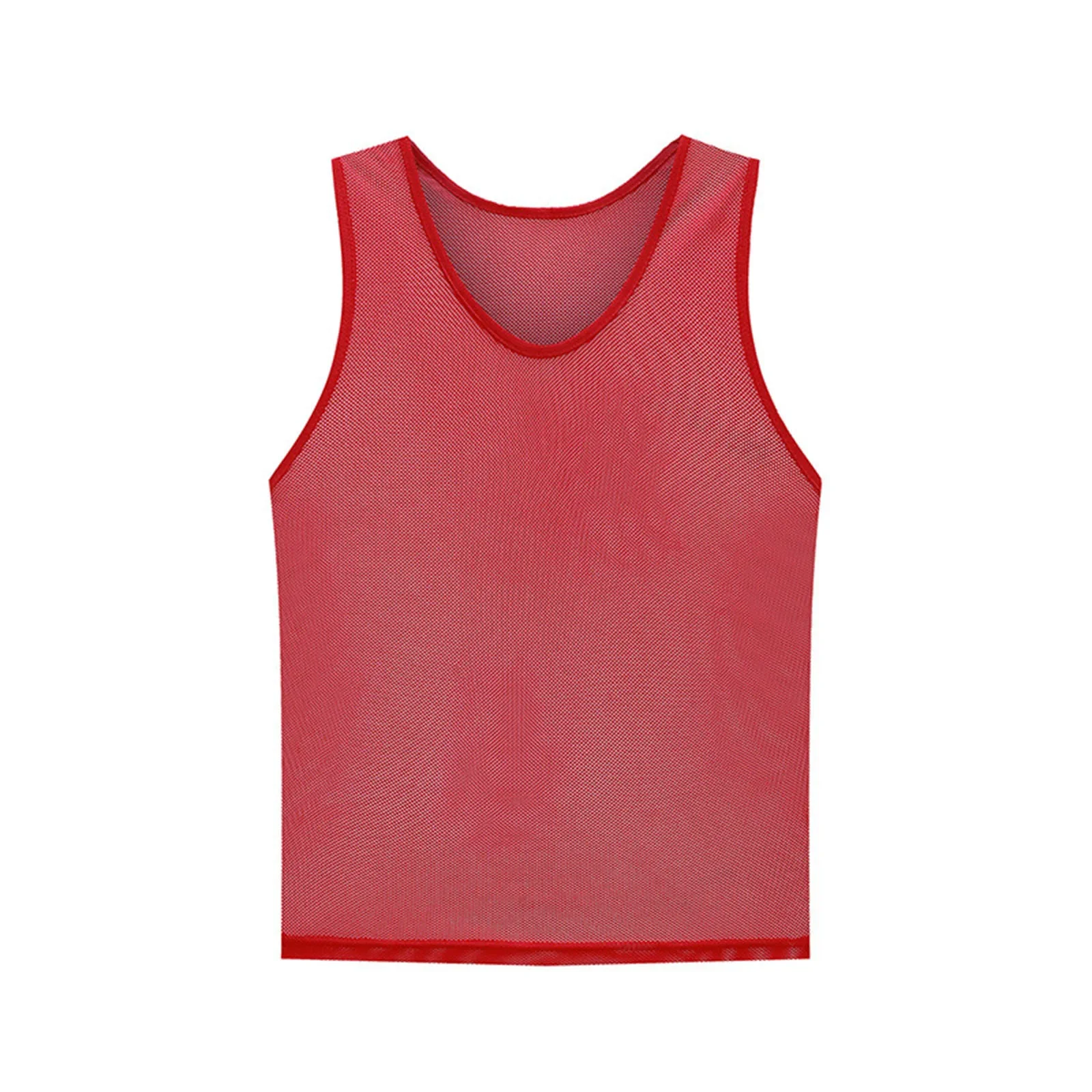 thumbnail image 1 of 1 chaleco de fútbol de malla de poliéster de secado rápido, camiseta suelta para niños, para fútbol, baloncesto, voleibol, equipo de juego deportivo, 1 of 5