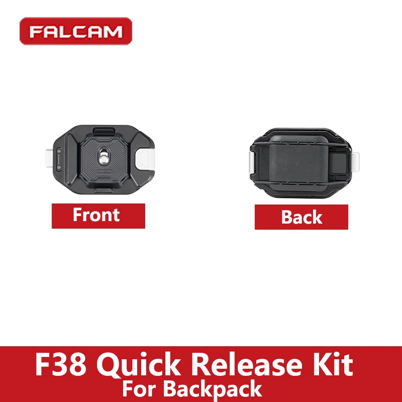 Falcam F38 Backpack Clip Base Camera Clips, Color Models F38B3802