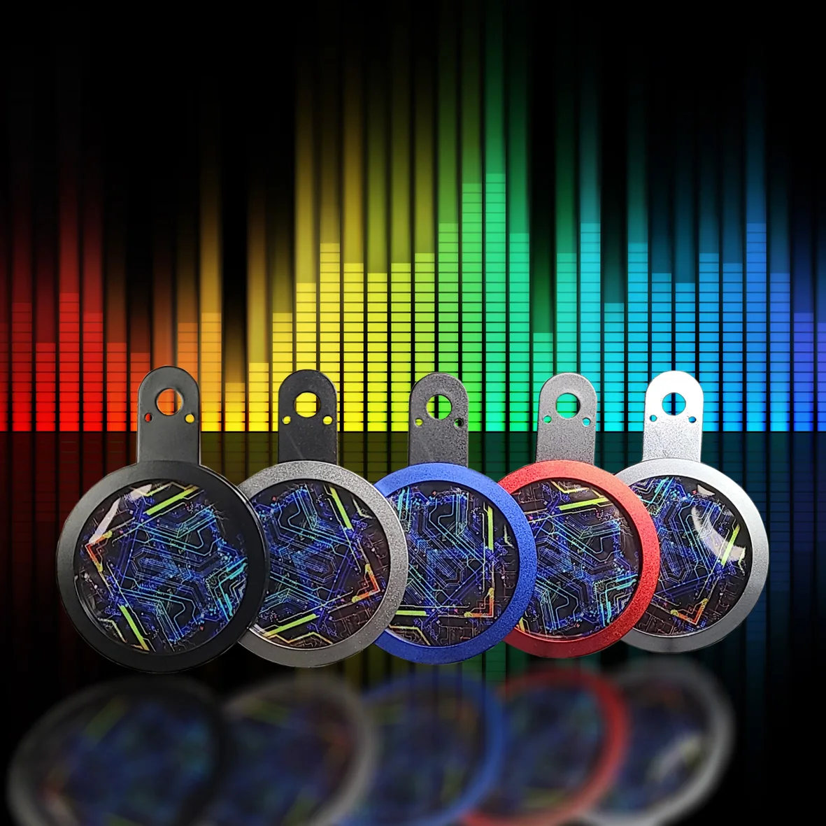 Motorcycle Tax Disc Motorbike Universal Round Waterproof Multicolors Insurance Sticker Holder
