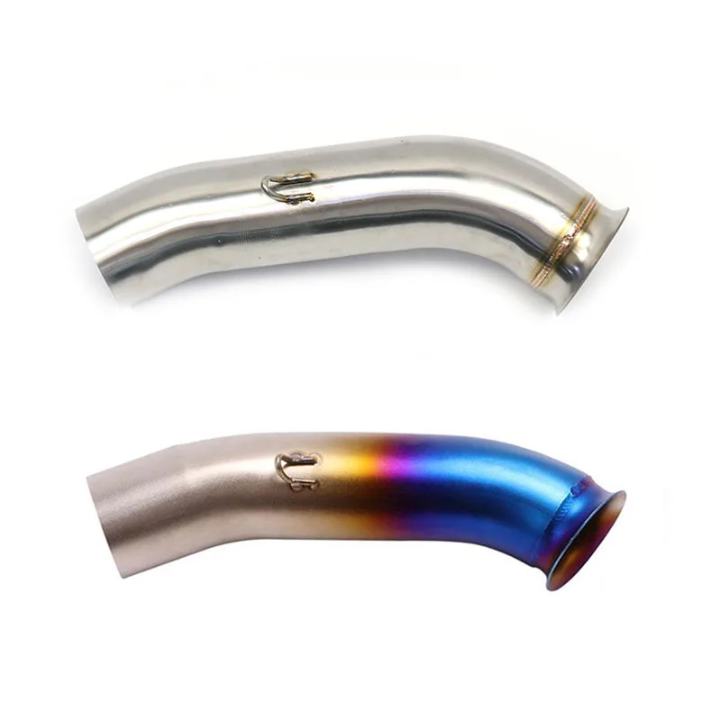 

Slip-on Exhaust Motorcycle Muffler Middle Link Pipe For Akrapovic RC390