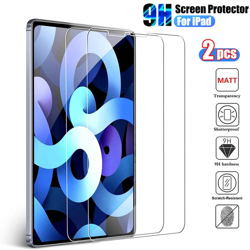 Tempered Glass For Apple iPad Air 5 2022 A2589 A2591 Full Coverage Screen Protector Glass For iPad Air 5th generation 10.9'' 3