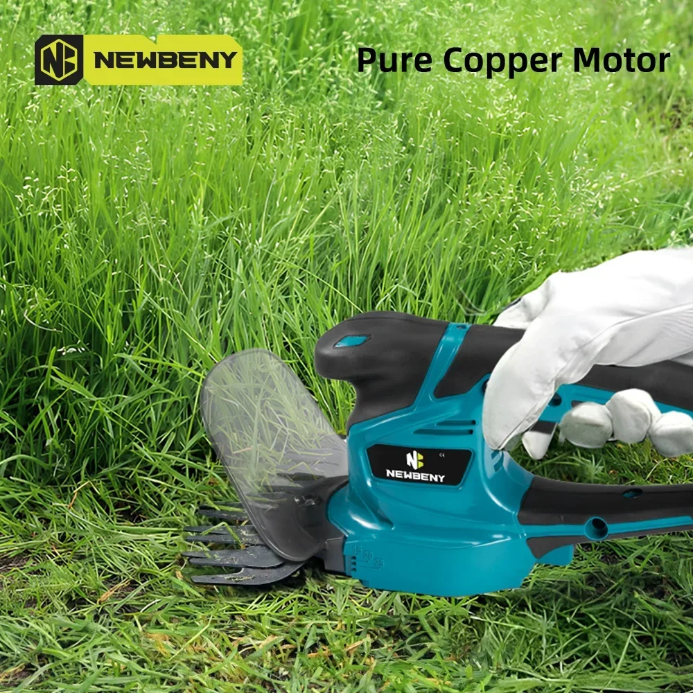 8000RPM Electric Hedge Trimmer 2IN1 Cordless Handheld Rechargeable Lawn Garden Bush Scissors Power Tools For Makita 18V Battery 2