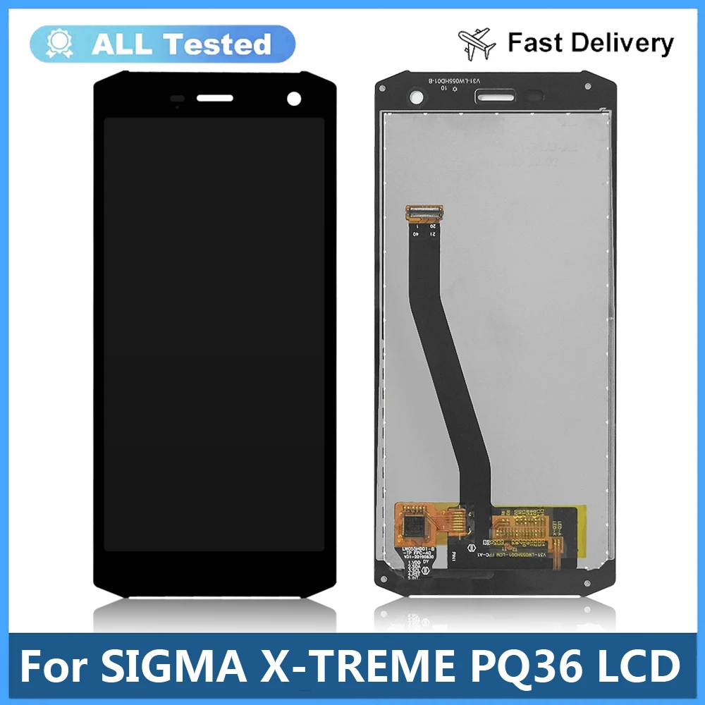 Original LCD For SIGMA X-TREME PQ36 LCD Display Touch Screen Digitizer Assembly Replacement LCD Sensor