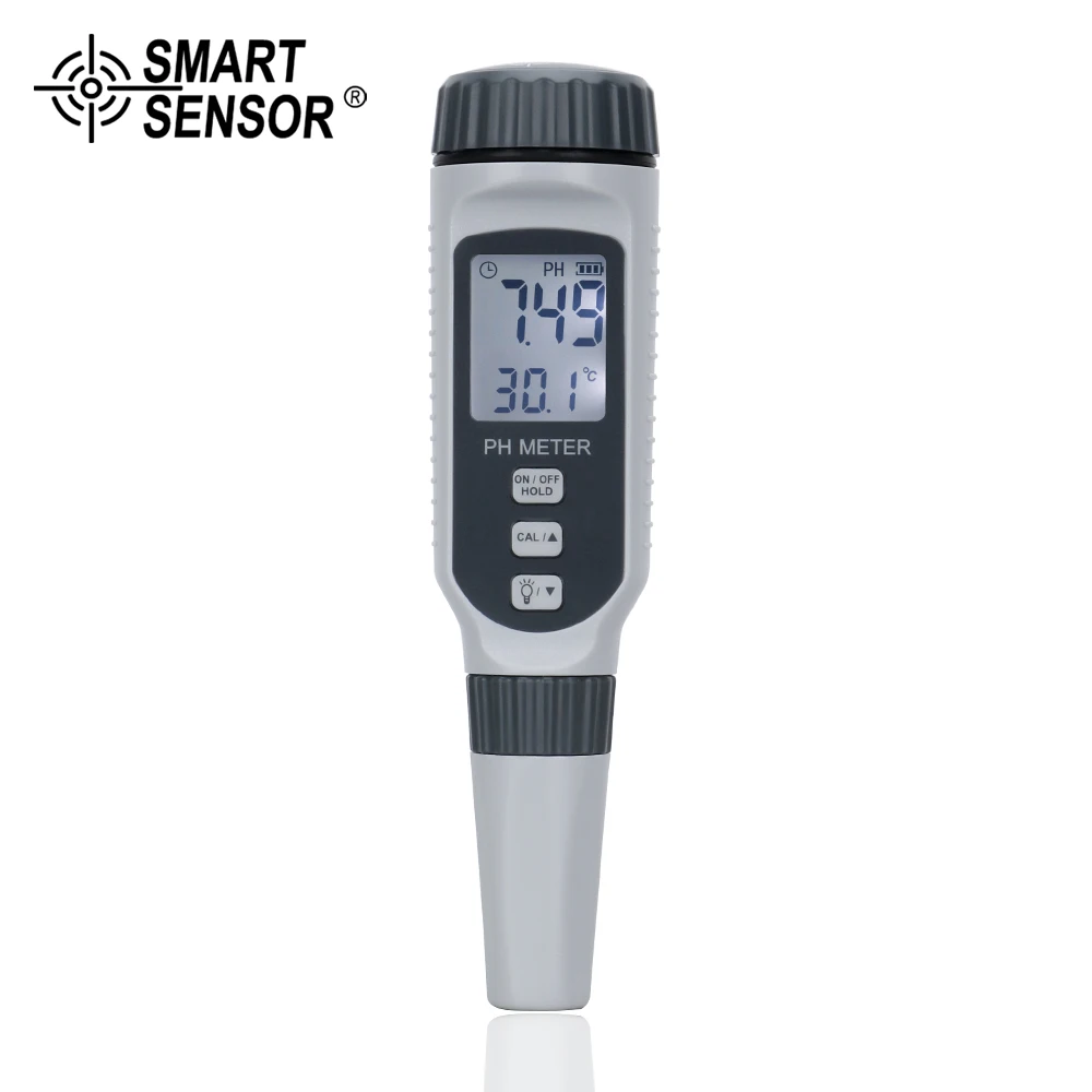 Professional PH Meter Pen Type PH Water Quality Tester Acidometer for Aquarium Aater Acidity Meter Measure ATC Function PH818