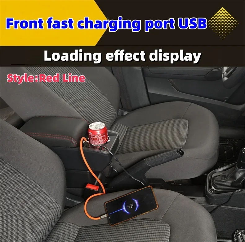 포드 포커스 2 mk2 20052011 차량용 팔걸이 박스(패스트 충전 컵홀더 포함) 2006 2007 2008 2009 2010 자동차 액세서리