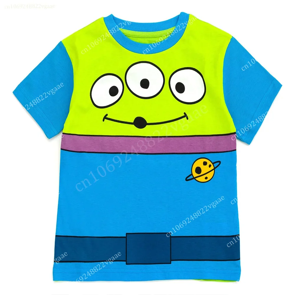 Toy Story Woody Buzz Lightyear Matching Family Cosplay T-Shirt Top Tee Family Clothes Costume Streetwear Men Women Boys Girls 5