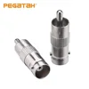BNC Female Jack to RCA Male Plug Adapter Straight Camera Connector for CCTV Security Camera 2