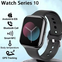 DTNew 2025 מקורי עבור Apple Watch 10 שעון חכם לגברים טמפרטורת גוף שיחת Bluetooth NFC GPS ספורט נשים SmartWatch עבור Apple 1