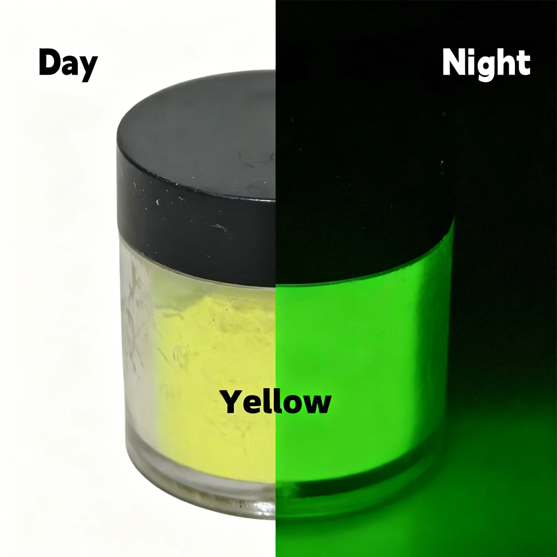 20g 네온 글로우-인-더-다크 네일 글리터 파우더 루미너스 야광성 오래 지속되는 밝기 색소 네일 아트, 슬라임, 쥬얼리용