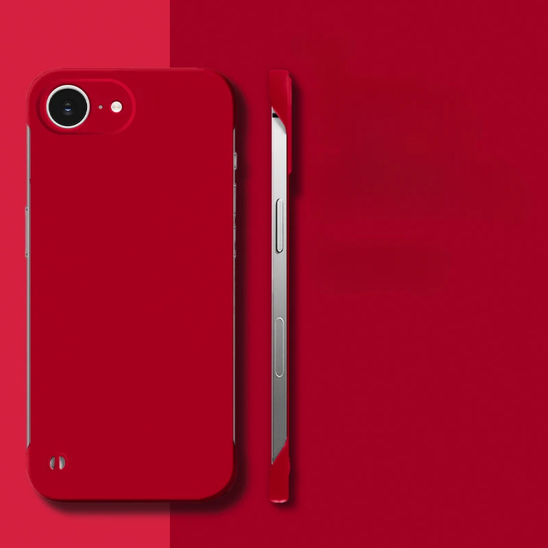 Ultra-Thin Frameless Matte Phone Case - Hard PC Protective Back Cover Shell