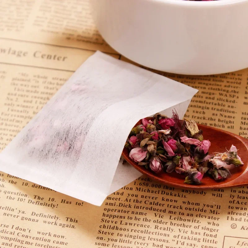 Disposable Filter 100/200/500 Pack Flip-Over Seal Empty Teabags Herb Loose Tea Bag