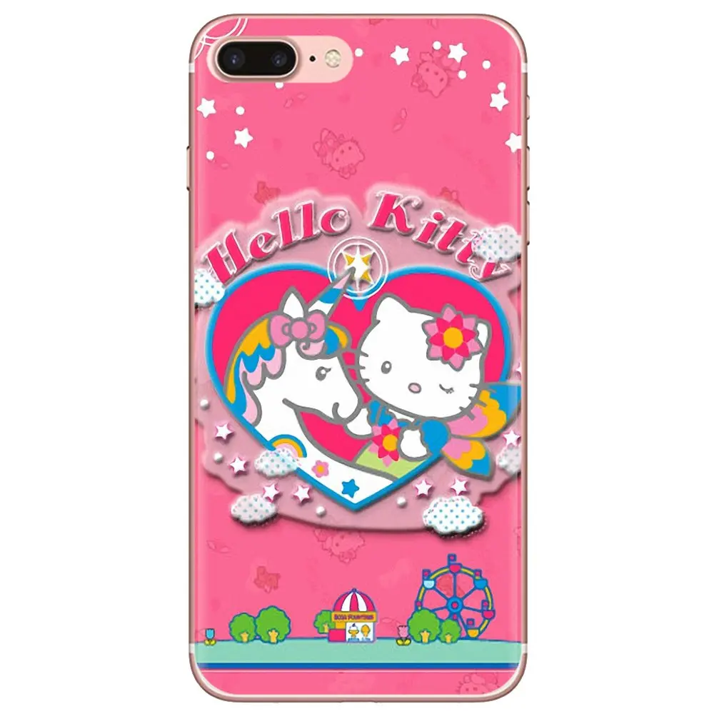 Cartoon Cute Pink hello Kitty Art Pattern TPU Shell Case For Meizu M6 M5 M6S M5S M2 M3 M3S NOTE MX6 M6t 6 5 Pro Plus U20 best meizu phone cases Cases For Meizu