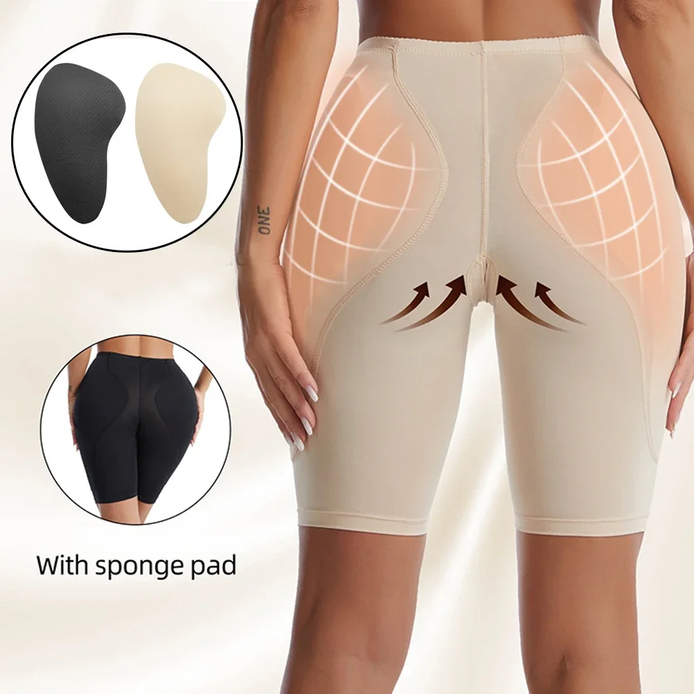 Hip and Butt Pads Shapewear Women Body Shaper Butt Lifter Panties Removable Hip Enhancer Butt Pad Underwear