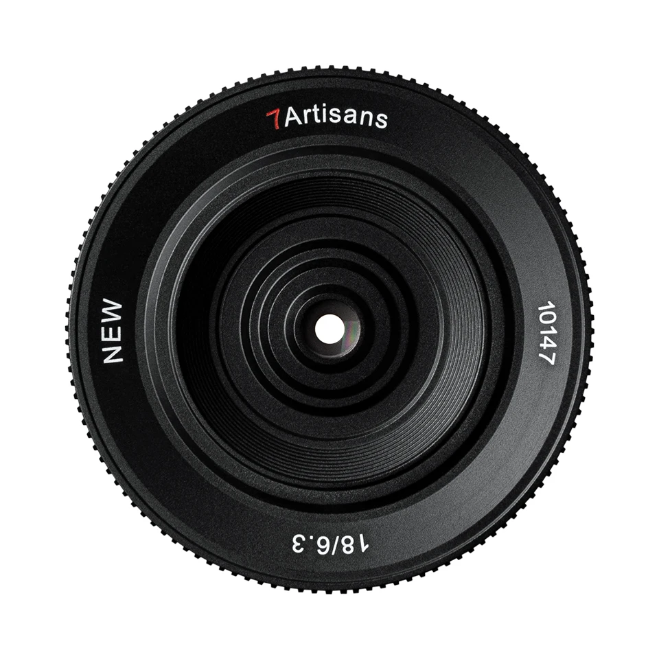 7artisans APS-C 프레임 18mm F6.3 마크 II 초슬림 카메라 렌즈 ( E, 후지필름 X, 니콘 Z, M43 마운트) 스트리트 사진 촬영용