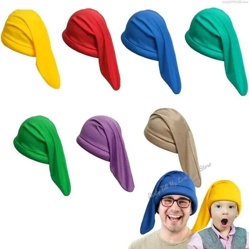 Toddler Gnome Hat for Boy Christmas Elf Costume Fairy Tale Dwarfs Cosplay for Halloween Carnival Party Kids Accessories party hat carnival hat