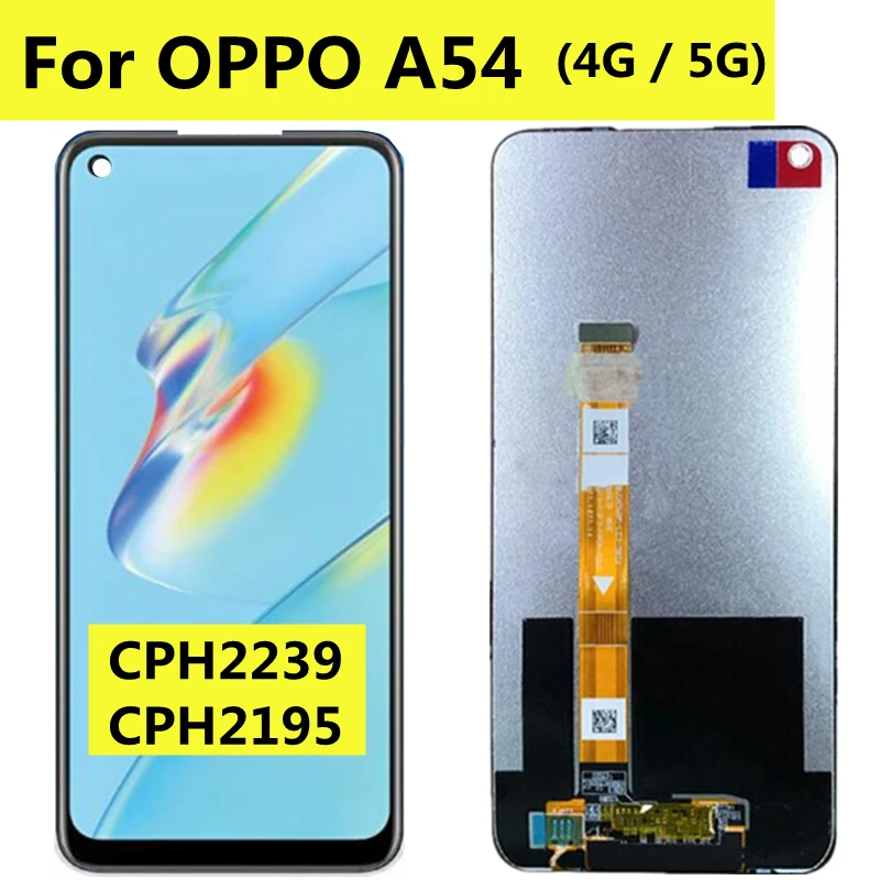 6.51 "Per Oppo A54 Cph2239 4G Display Lcd Touch Panel Digitizer Sostituzione Gruppo Per Oppo A54 5G Lcd