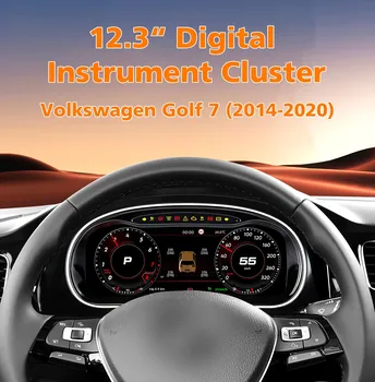 Panel de Instrumentos Digital para Volkswagen VW Golf 7 MK7 2014-2020, Cabina Virtual, Velocímetro, Panel de Control, Carplay, Android Auto 1