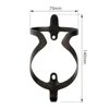Bicycle Bottle Cage Ultra Lightweight 12.5g Full Carbon Fiber Aluminum Alloy Screws 2