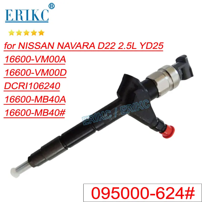 Muslimb 095000-6241 Ugello Spruzzatore Common Rail Muslimb 095000-6240 Iniettore Diesel Per Motore Nissan Navara D22 2.5L Yd25