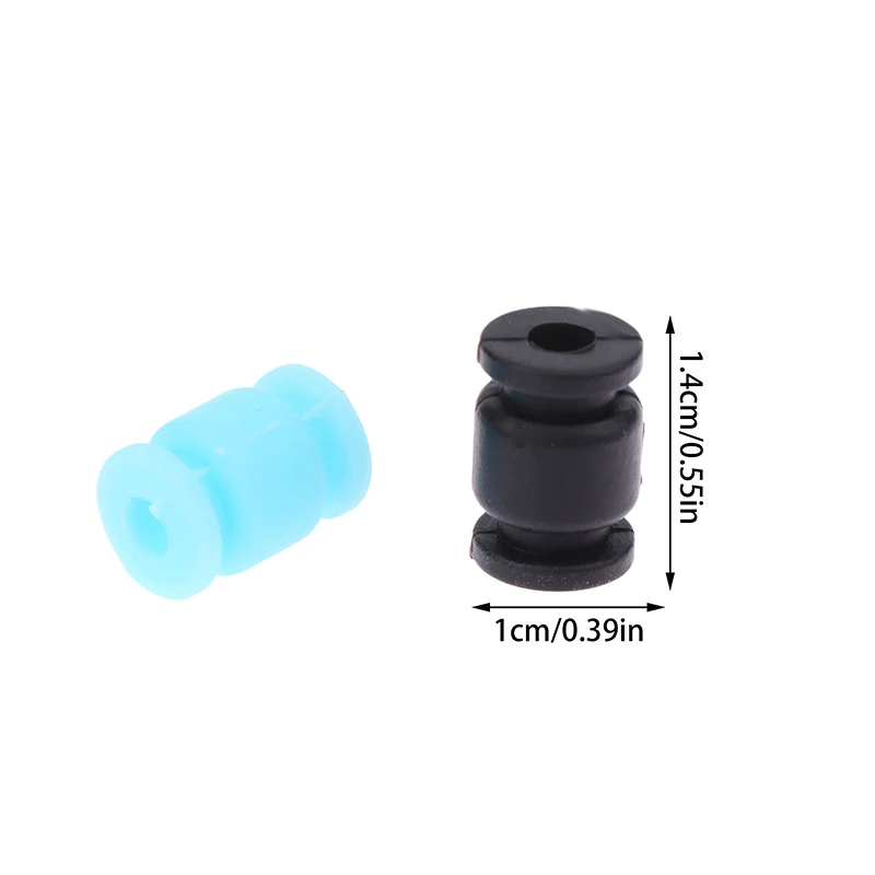 Lot de 25 embouts caoutchouc pour drones jouets - Noir/Bleu