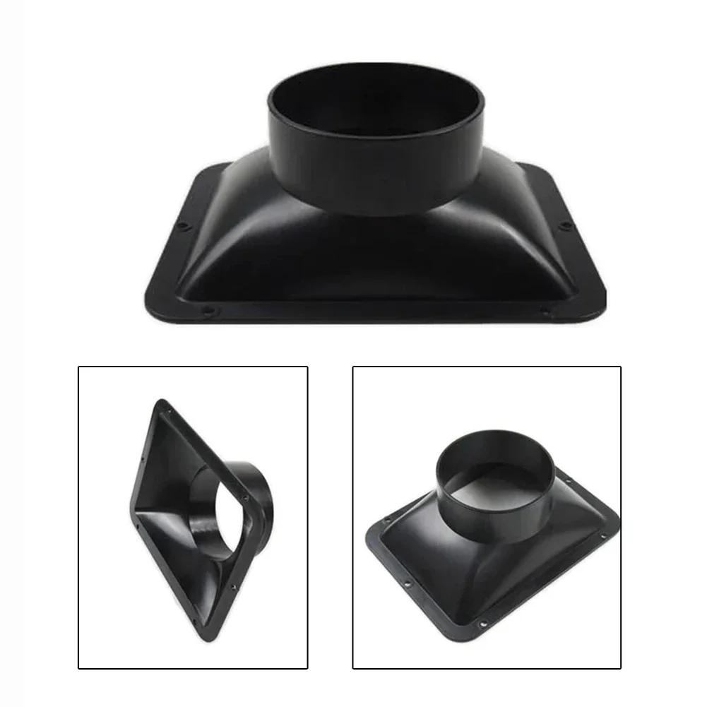 Ventilation Duct Flange Connector Smooth Ventilation Equipment 100MM 150MM ABS Pipe Connecting Exhaust Outlet Flange Connector Duct Pipe Connector