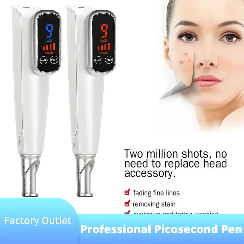 Touch Screen Professionale Picosecondi Penna Rimozione Del Tatuaggio Laser Bellezza Penna Lentiggine Detergente Talpa Macchia Scura Macchina Per La Ri