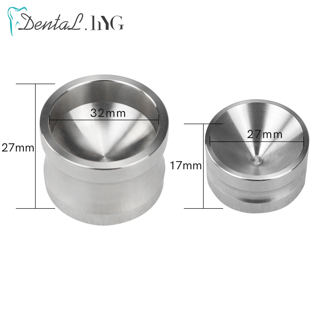 Dental Bone Meal Mixing Bowl Stainless Steel Bone Powder Cup Dentistry