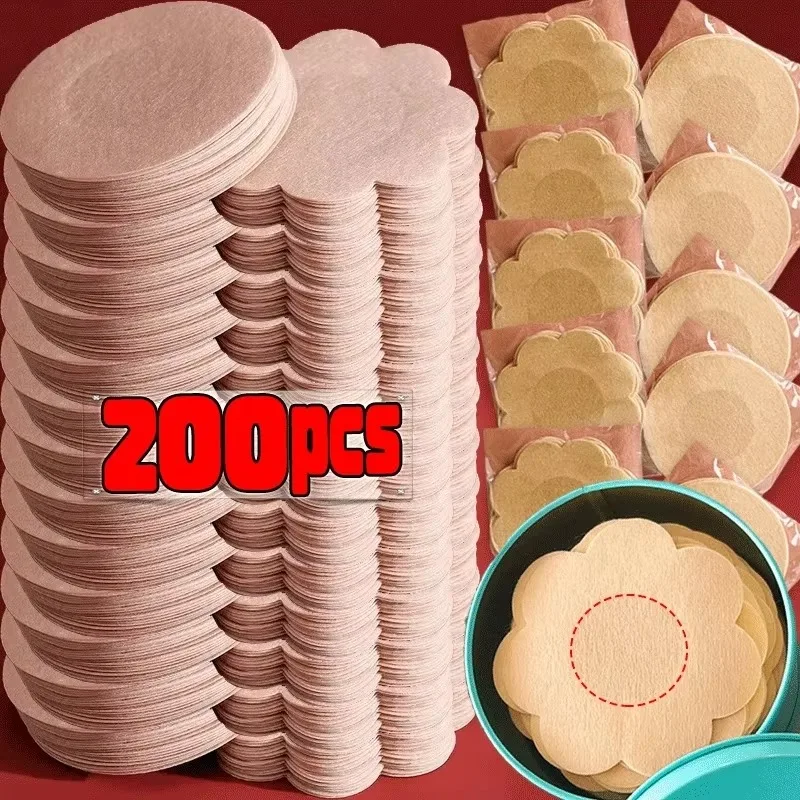 2-200pcs Women's Invisible Nipple Pasties Breast Lift Tape Overlays on Bra Stickers Chest One-off Nipple Covers Pads Accessories silicone breast patch silicone nipple cover sticky bra breast nipple covers invisible stick on bra breast sticker disposable nipple cover silicone adhesive bra silicone stickers disposable breast patch