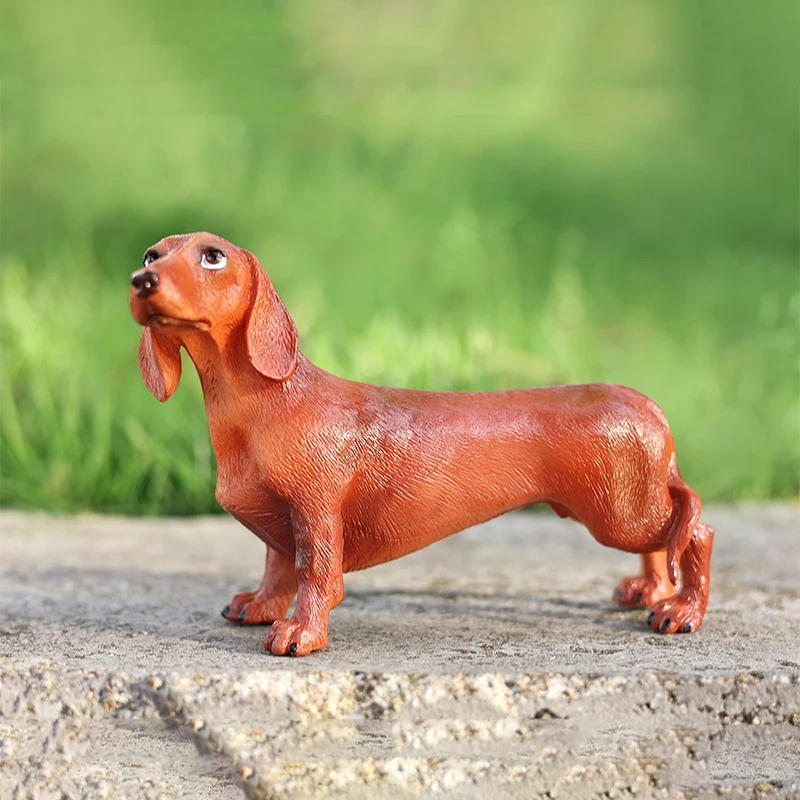 Realistic Dog Figurine Action Figure - Collectible Decorative Ornament, Ideal Gift