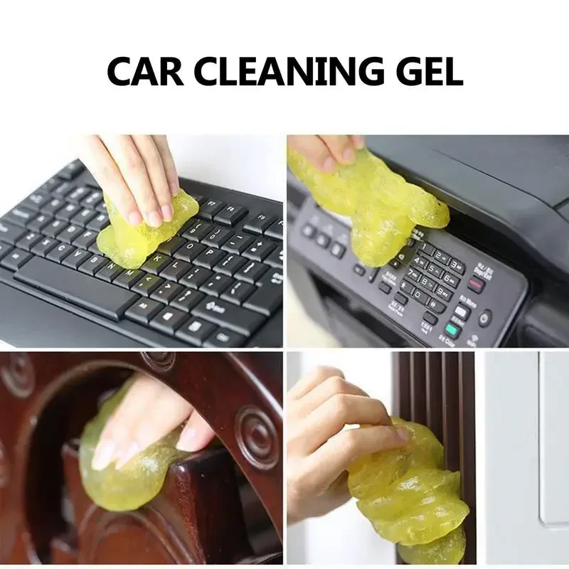 Car Cleaning Gel 1 Pcs Automobile Air Vent Dust Removal Putty Laptop Keyboard Cleaner Slime Magic Mud for Cars