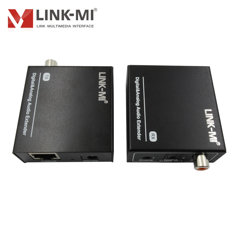Цифровойаналоговый аудиоудлинитель LINK-MI 500 м, поддержка Cat5e6 аналоговых, цифровых коаксиальных, оптических Toslink, автоматическая проверка звука (art.: 3920bd153e15f) - 3920bd153e15f