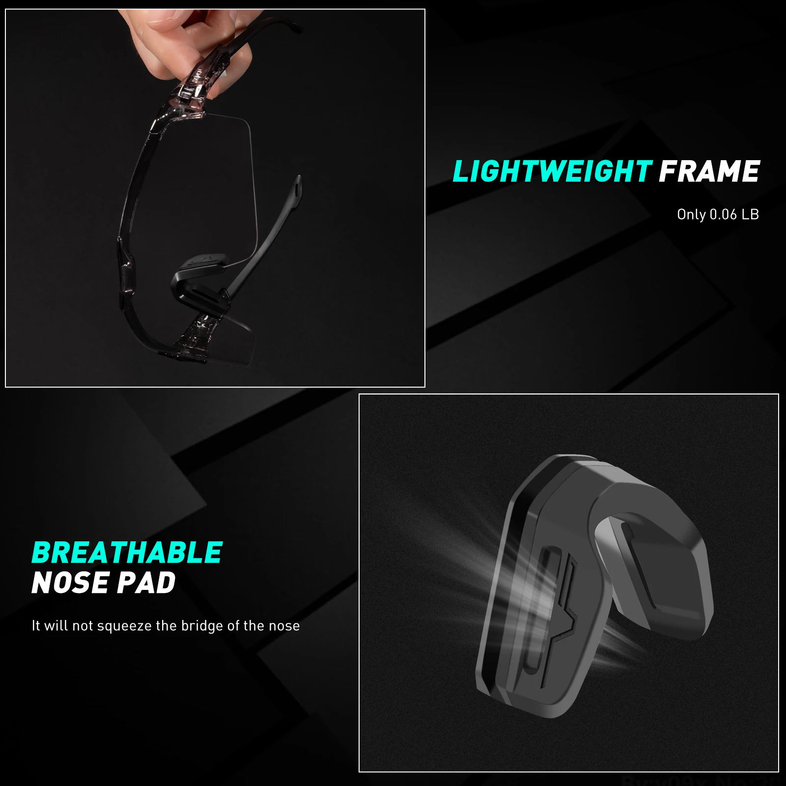 SCVCN Cycling Glasses Outdoor Sport Sunglasses Women Men Mountain Bike Glasses Driving Climbing Road Fishing Motorcycle Goggles