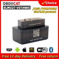 V01HW5 OBD2 ELM327 WIFI OBD2 Scanner Car Code Reader Car Diagnostic Scanner Tool For IOS OBD 2 OBDII 1