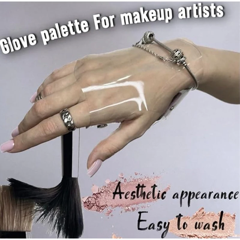 Functional Makeup Gloves Professional Makeup Artist Gloves Natural Leather Gloves Comfortable Fashion Korean Makeup Tools 3