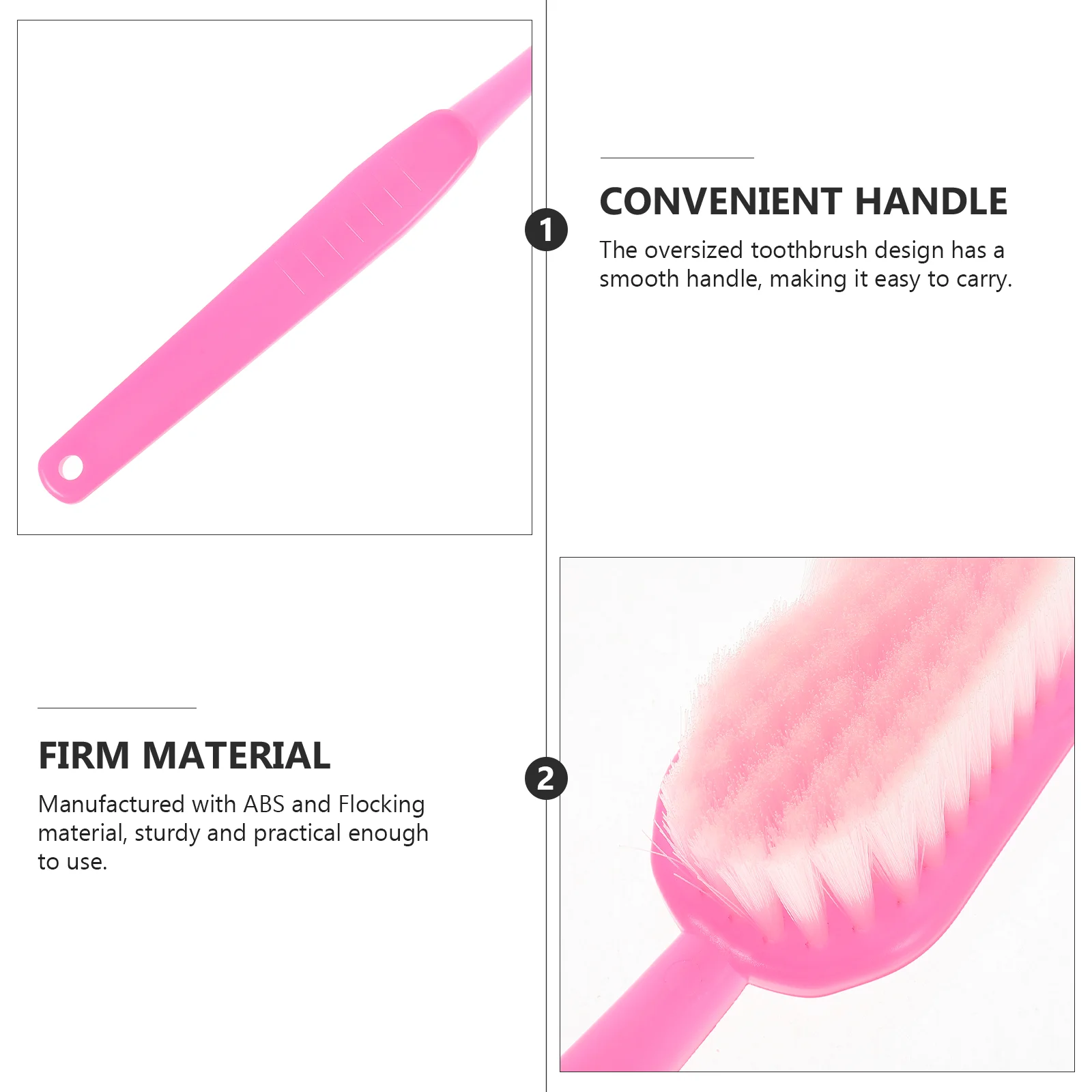 1Pc Giant Toothbrush Prop Large Novelty Toy Oversized Bath Brush Decorative Party Supplies Prank nament Birthday Photo Accessory 5