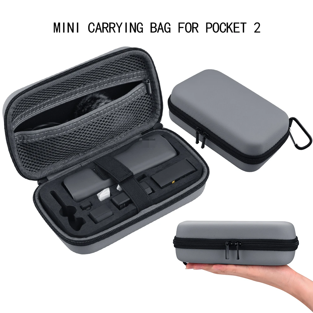 Mini Carrying Bag for DJI Pocket 2 Creator Combo Portable Storage Case  Damping Box Travel Protection Handheld Gimbal Accessory