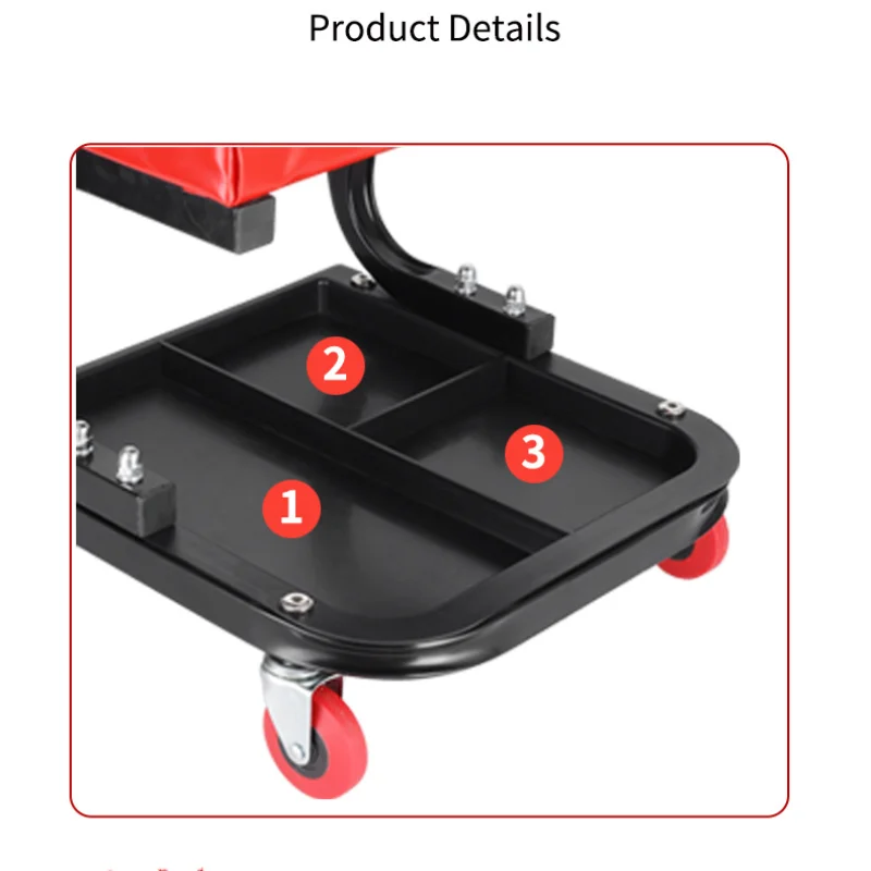 Automotive Machinery Workshop Tool tray Universal Auto Repair Bench  Heavy-duty ToolBracket  Roller Cart Toolbox WithTray