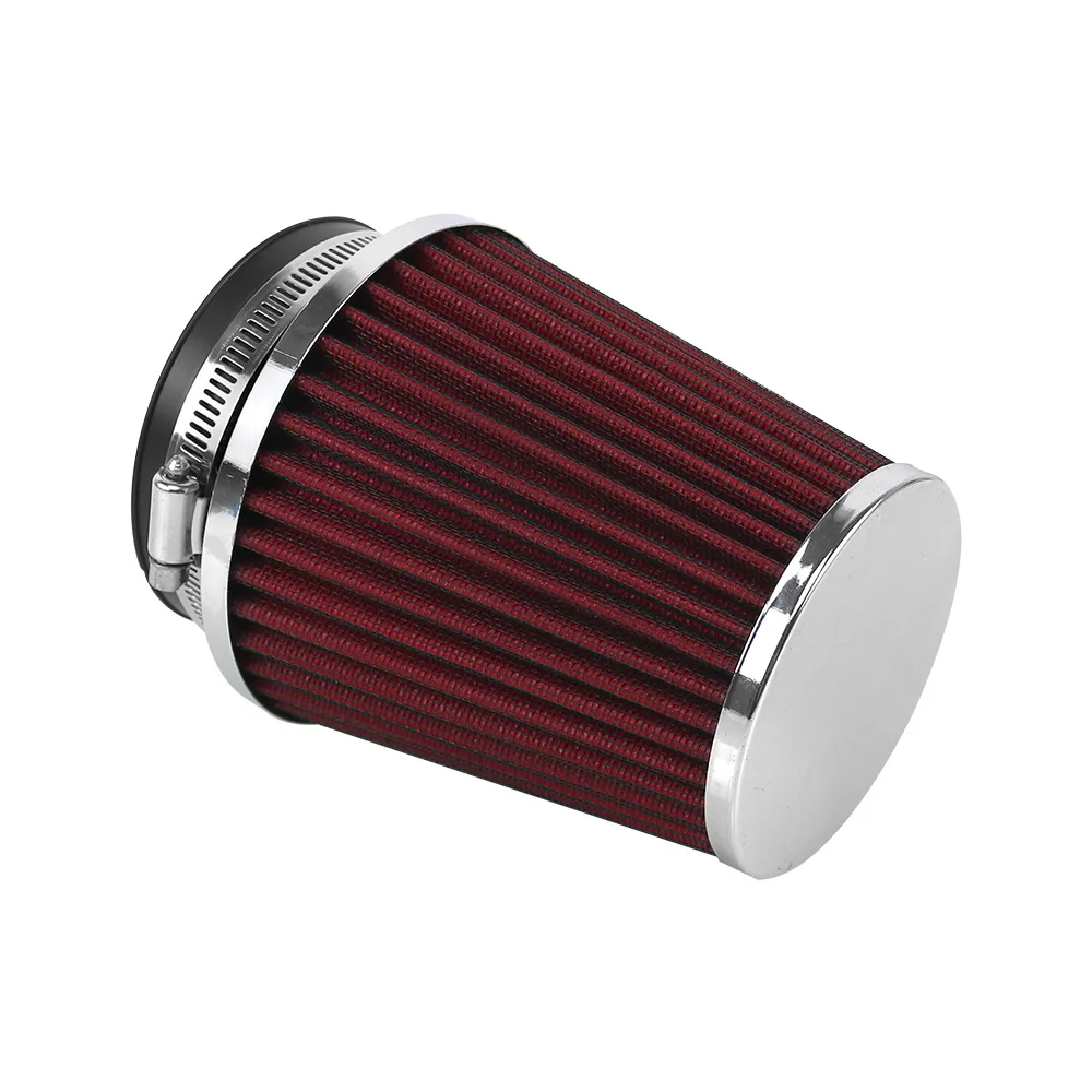 

3.5 Inch 89 mm Inlet Narrow Cold Air Intake Cone Replacement Performance Washable Clamp-On Dry Air Filter