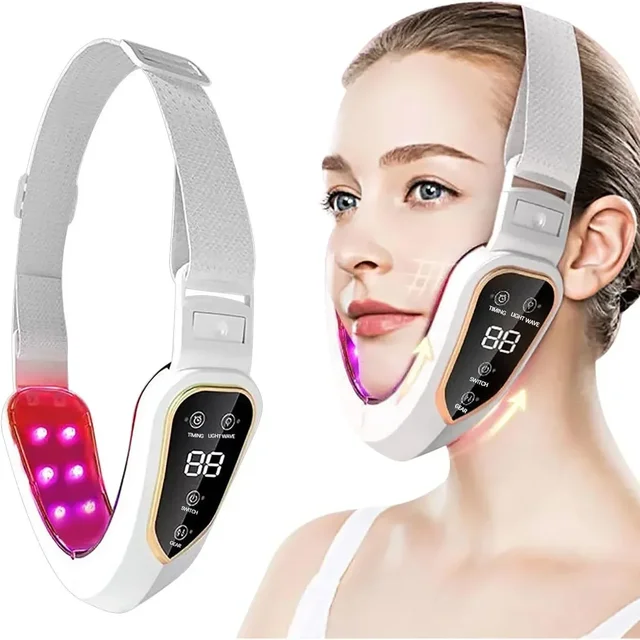 Facial Lifting Massager 12 Gears Electric Facial Massager V-line Face Lifting Slimming Vibration Device Home Use Beauty Tool 1